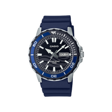 Casio Men's Blue Analog Silicone Strap Watch MTD-125-2AVDF
