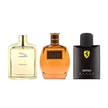 مجموعة فواح للرجال ( ماركيانو جيس + فيراري بلاك + جاكوار كلاسيك جولد)