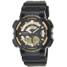 ساعة كاسيو يوث كومبيناشن انالوج ديجتال جولد ديال للرجال AEQ-110BW-9AVDF