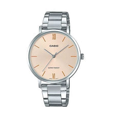 كاسيو انالوج حزام ستانلس ستيل للنساء LTP-VT01D-4BUDF