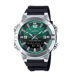 Casio Round Shape Casual Analog-Digital Watch for Men - AMW-870A-3AVDF