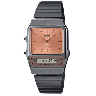 Casio Analog Vintage Dial Stainless Steel Band Watch Unisex - AQ-800ECGG-4ADF