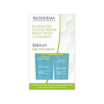 Bioderma Sebium Foaming Gel 500Ml +Gel 200Ml Offer