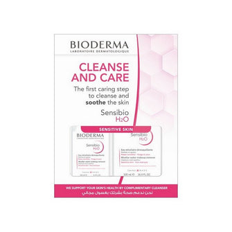 Bioderma Sensibio H2O 500Ml + Sensibio H20 250Ml Free