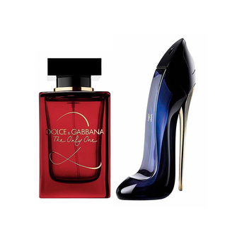 Fawaah Bundle for Women (Carolina Herrera Good Girl + Dolce & Gabbana The Only One 2)