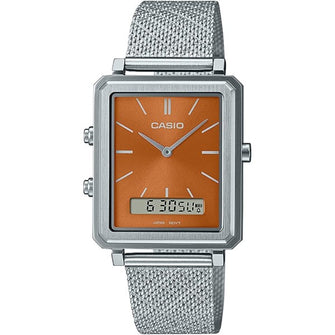 Casio Enticer Brown Dial Analog-Digital Watch for Men - MTP-B205M-5EDF