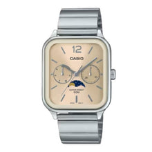 Casio Gold Dial Moon Phase Stainless Steel Watch for Unisex - MTP-M305D-9AVDF