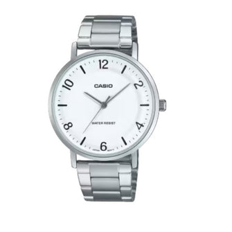 Casio Stainless Steel Band Analog Watch for Men - MTP-VT03D-7BDF