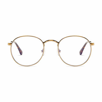 Barner Recoleta Gold Matte Color Anti Blue Light Screen Glasses