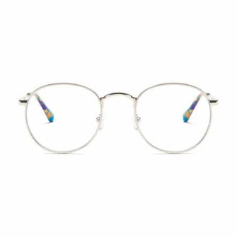 Barner RecoletaÂ  Silver Matte Color Anti Blue Light Screen Glasses