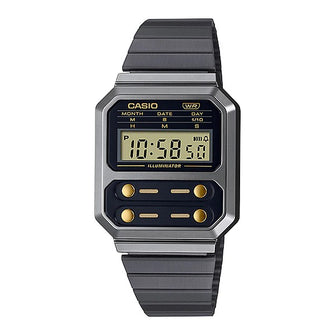 Casio GeneralÂ Black Resin Strap Women Watch - A100WEGG-1A2DF