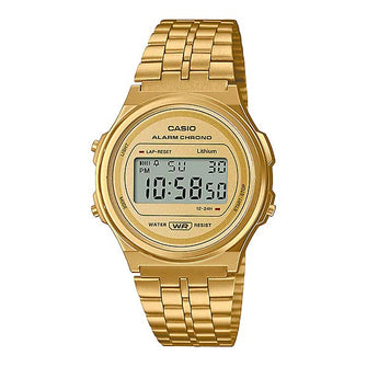 Casio Youth Vintage Stainless Steel Digital Watch for Unisex - A171WEG-9ADF