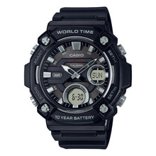 Casio Black Analog Digital Resin Strap Men's Watch - AEQ-120W-1AVDF