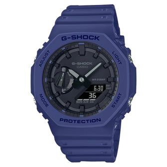 Casio G-Shock Analog-Digital Blue Band Watch for Men - GA-2100-2ADR