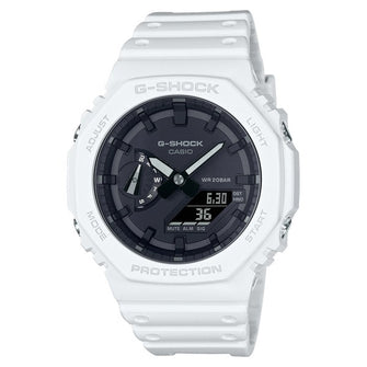 Casio G-Shock Analog-Digital White Band Watch for Men - GA-2100-7ADR