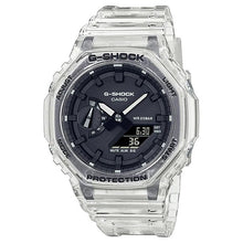 Casio G-SHOCK Transparent Analog-Digital Watch - GA-2100SKE-7ADR