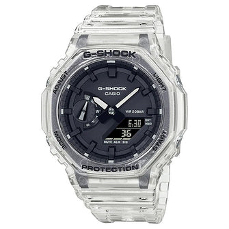 Casio G-SHOCK Transparent Analog-Digital Watch - GA-2100SKE-7ADR