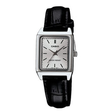Casio Women Silver Dial Leather Band Casual Watch LTP-V007L-7E1UDF